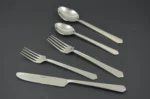 Luxurious 20-Piece Silver Stainless Steel Flatware Set - Elegant & Durable - Image 3
