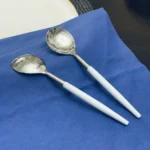 Elegant & Durable 6-Piece Stainless Steel Soup Spoon Set - Artisan Quality Cutlery