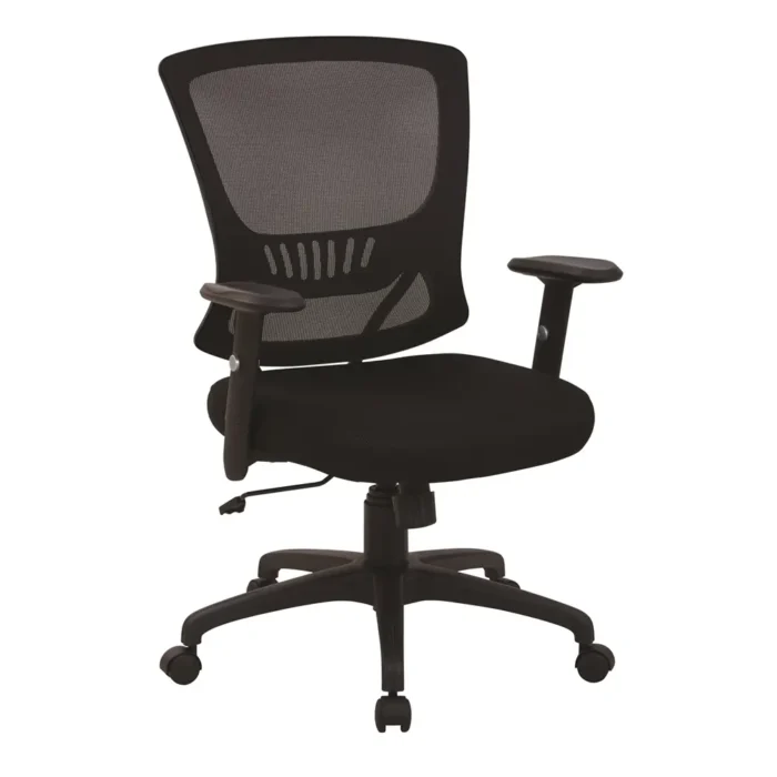 Ergonomic Mesh Task Chair with Locking Tilt, Lumbar Support & Adjustable Height Heavy Duty Base with Carpet Casters - Image 1