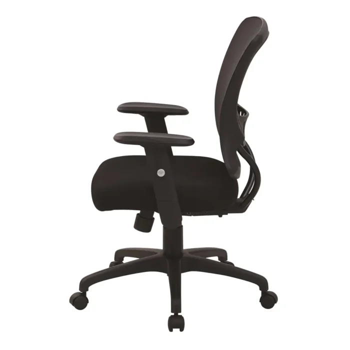 Ergonomic Mesh Task Chair with Locking Tilt, Lumbar Support & Adjustable Height Heavy Duty Base with Carpet Casters - Image 2