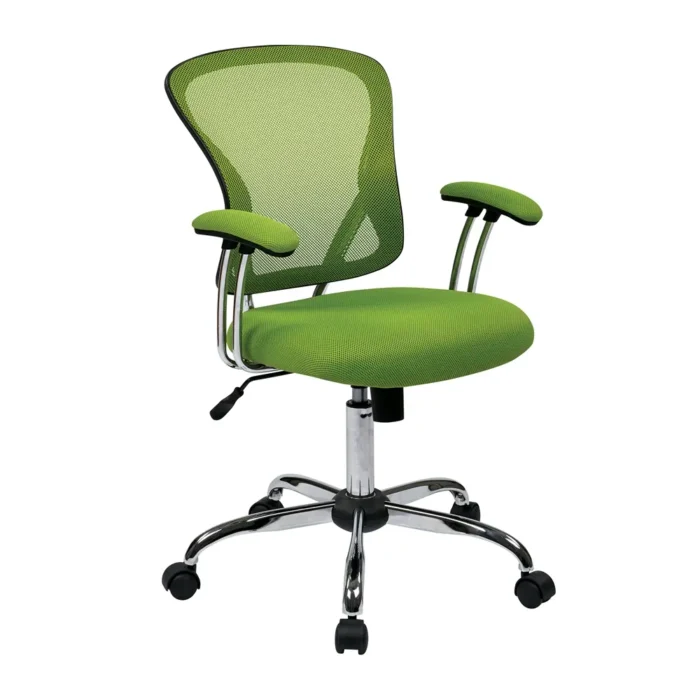 Juliana Ergonomic Task Chair - Adjustable Mesh Office Chair with Padded Armrests, Multiple Colors - Image 1
