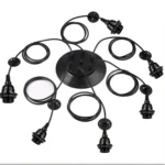 Retro Vintage Chandelier Ceiling Spider Light - Industrial Pendant DIY Lamp with E27 Socket | Perfect for Home and Cafe - Image 4