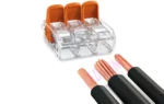 32A Spring Lever Push Fit Reusable 3 Way Wire Connectors - Safe & Efficient Electrical Wiring - Image 4