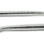 Vibhsa Salad Appetizer Forks Set of 6 Luxurious Handmade Flatware with Hammered Design & High-Gloss Finish