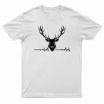 Adults Stag ECG Logo Printed T-Shirt - Premium 200gsm Heavy Cotton - 100% Cotton, Stylish & Durable - Image 4