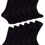 12 Pack Men's Diabetic Seamless Bamboo Socks - Soft, Breathable and Comfortable for Sensitive Feet