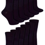 12 Pairs of Ladies Diabetic Bamboo Socks - Optimal Foot Health, Soft & Comfortable