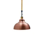 Copper Hemp Hanging Retro Ceiling Industrial Light - Elegant & Timeless Vintage Design - Image 3