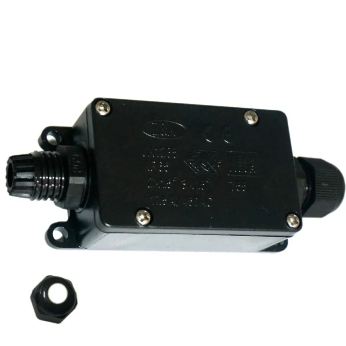2 Way IP65 Waterproof Junction Box - Secure Underground Cable Protection for Outdoor Electrical Applications - Image 1