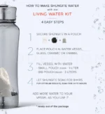 Shungite LIVING WATER Kit - Pure, Mineralized & Energizing Drinking Water Solution - Image 5