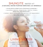 Shungite LIVING WATER Kit - Pure, Mineralized & Energizing Drinking Water Solution - Image 10