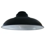 Black Colour Gloss Modern Metal Indoor Home Light Lampshade - Elegant & Durable