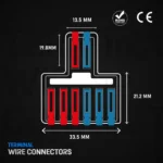 Versatile Connector 2to6 Out Wire Splitter Terminal Block | Flame Retardant & Durable - Image 6