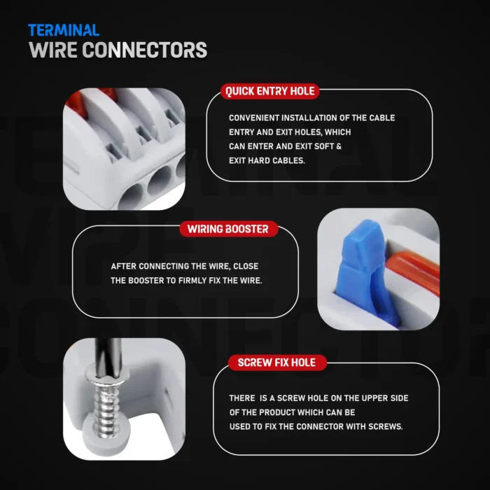 Versatile Connector 2to6 Out Wire Splitter Terminal Block | Flame Retardant & Durable - Image 7
