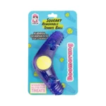 TPR Boomerang Dog Toy - Interactive & Durable Toy with Removable Squeaker Tennis Ball, Treat Fill Options & Textured Surface for Medium to Large Dogs - Image 5