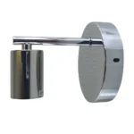 Chrome Metal Iron Wall Sconce Light Fixture - Industrial Retro Lighting
