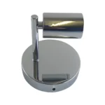 Chrome Metal Iron Wall Sconce Light Fixture - Industrial Retro Lighting - Image 2