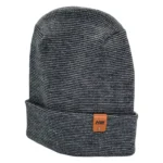 CTH401 Haakwear Theta Stitch Fusion Cuffed Beanie in Gray/Blue - Patent Pending, Made in USA