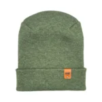CTH104 HAAKWEAR Theta-Stitch Cuffed Beanie - Forest Green | Made in USA | Patent Pending Design