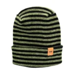 HAAKWEAR Theta-Stitch RORO Cuffed Beanie - Green/Black | Made in USA | Patent Pending Design