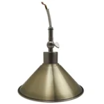 Adjustable Cone Lampshade Ceiling Light - Warm and Attractive Atmosphere - Copper & Green Brass - Image 2