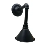 Black Color Wall Pipe Lamp - Retro Steampunk Vintage Wall Sconce Light