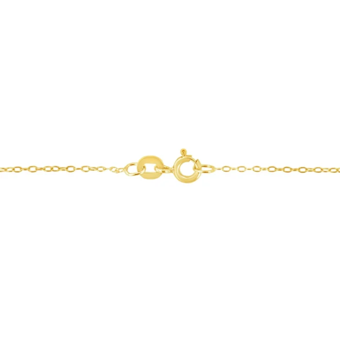 10K Yellow Gold Plated .925 Sterling Silver Diamond Pendant Necklace, 18" - Multiple Shapes Available - Image 12
