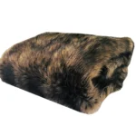 Mountain Coyote Handmade Luxury Throw - Cozy Warmth and Plush Comfort