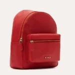 Itty-Bitty Pebble Leather Backpack - Compact, Stylish, Adjustable Straps, Internal Zipper Pocket
