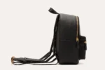 Itty-Bitty Pebble Leather Backpack - Compact, Stylish, Adjustable Straps, Internal Zipper Pocket - Image 4