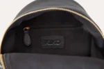 Itty-Bitty Pebble Leather Backpack - Compact, Stylish, Adjustable Straps, Internal Zipper Pocket - Image 6