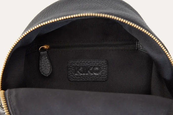 Itty-Bitty Pebble Leather Backpack - Compact, Stylish, Adjustable Straps, Internal Zipper Pocket - Image 6
