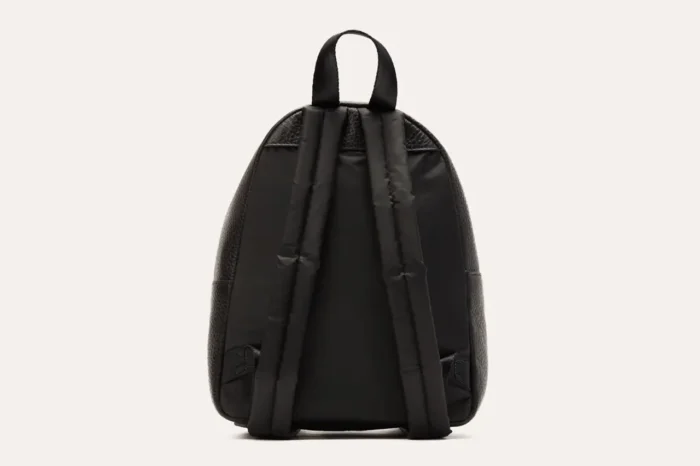 Itty-Bitty Pebble Leather Backpack - Compact, Stylish, Adjustable Straps, Internal Zipper Pocket - Image 8