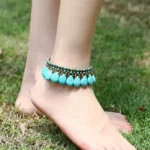 Shop Zuni Anklets in Turquoise - Perfect for Your Boho Style Jewelry Collection