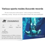 Smart Fit Sporty Fitness Tracker & Waterproof Swimmers Watch - Multi-Sport Activity Tracker w/ Heart Rate, Blood Pressure, Sleep Monitoring, & More - Image 13