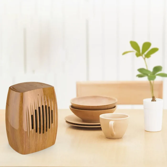 Wood Look Retro Bluetooth Speaker - Classic Addition for Home and Office - Image 6