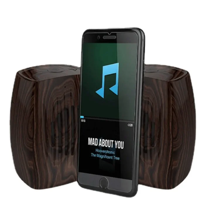 Wood Look Retro Bluetooth Speaker - Classic Addition for Home and Office - Image 9