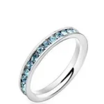 Bling Bling Colorful Micro Pave Stacking and Knuckle Rings Set of 4 - Shiny, Trendy, and Versatile Jewelry