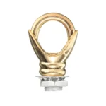 Black Hook Ring Vintage Iron Ceiling Hook for Pendants, Fixtures & Chandelier Hanging Light Holder