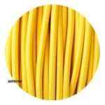 3 Core Round Vintage Braided Fabric Yellow Cable Flex - High Quality 0.75mm Lighting Wire for Antique Lamps & Chandeliers - Image 7