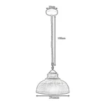 Modern Brushed Silver Curvy Hemp Rope Pendant Light - Elegant & Versatile Lighting Solution - Image 3