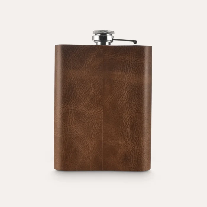 Luxurious Leather Flask - 8 oz Stylish and Durable | Perfect Gift for Any Occasion - Image 7