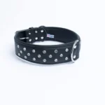 Athens Blingy Dog Collar - Luxurious Genuine Soft Cowhide with Dazzling Replica Diamonds - Image 11