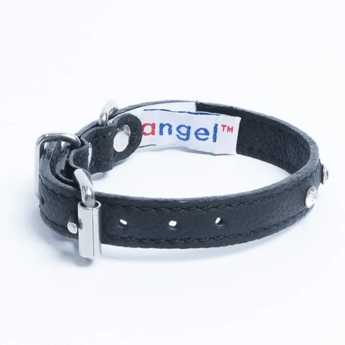 Athens Blingy Dog Collar - Luxurious Genuine Soft Cowhide with Dazzling Replica Diamonds - Image 16