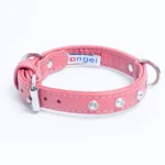 Athens Blingy Dog Collar - Luxurious Genuine Soft Cowhide with Dazzling Replica Diamonds - Image 39
