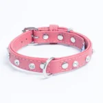 Athens Blingy Dog Collar - Luxurious Genuine Soft Cowhide with Dazzling Replica Diamonds - Image 43