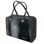 Luxury Designer Holdalls with Twin Zips and Rolled Leather Handles - Handcrafted Travel Bags - Image 2