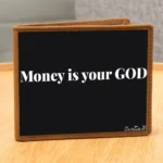 Money Is Your God - Durable & Stylish Graphic Leather Wallet | Premium Quality Gift for Men - Image 27