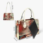 Square Dance Tote Bag with Long Strap and Inner Bag - Custom Design & Stylish Fit - Image 10