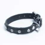 Athens Blingy Dog Collar - Luxurious Genuine Soft Cowhide with Dazzling Replica Diamonds - Image 18